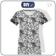 WOMEN’S T-SHIRT - BATIK pat. 1 / grey - single jersey