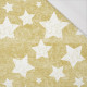 WHITE STARS / vinage look jeans (gold) - single jersey with elastane 