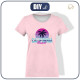 WOMEN’S T-SHIRT - CALIFORNIA BEACH / pink - single jersey