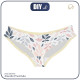 WOMEN'S PANTIES - PASTEL LEAVES