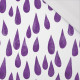 BIG DROPS (violet) / white - single jersey with elastane 