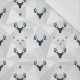DEERS (adventure) / grey - single jersey with elastane TE210