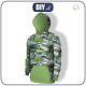 MEN’S HOODIE (COLORADO) - COMICS (green - blue) - sewing set 