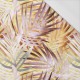PALM LEAVES pat. 2 (gold) - single jersey with elastane 