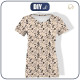 WOMEN’S T-SHIRT - LEAVES pat. 10 (gold) - single jersey