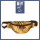 HIP BAG - PALM LEAVES pat. 1 (gold) / Choice of sizes