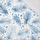 BLUE FEATHERS (CLASSIC BLUE) - single jersey with elastane 