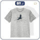 KID’S T-SHIRT- EAGLE (ADVENTURE)/ melange light grey- single jersey