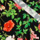 ROSES AND LEAVES (PARADISE GARDEN)  - single jersey 