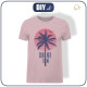 MEN’S T-SHIRT - SUMMER TIME / pink - single jersey