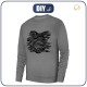 MEN’S SWEATSHIRT (OREGON) BASIC - ZEBRA PAT. 6 / DARK MELANGE - sewing set