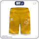 KID`S SHORTS (RIO) - GOLDEN NINJA - looped knit fabric 