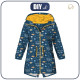 KIDS PARKA (ARIEL) - PLANES / dark blue (ADVENTURE BEGINS) - softshell