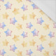 COLORFUL STARS (CHRISTMAS REINDEERS) - single jersey with elastane 