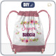 GYM BAG - SUPER BABCIA / pink