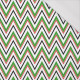 BIG ZIGZAG / green - single jersey with elastane 