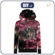 HYDROPHOBIC HOODIE UNISEX - WOLF / WATERCOLOR GALAXY PAT. 8 - sewing set