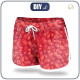 Women’s boardshorts - RASPBERRIES - sewing set