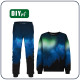 Children's tracksuit (MILAN) - NIGHT SKY - sewing set