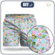 Men's swim trunks - UNICORNS AND ICE CREAM / light blue - sewing set