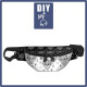 HIP BAG - SKULLS CONTOUR / garland (DIA DE LOS MUERTOS) / Choice of sizes