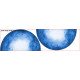 SPECKS (classic blue) - circle skirt panel 
