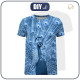 MEN’S T-SHIRT - PEACOCK (CLASSIC BLUE) - single jersey