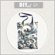 SHOPPER BAG - STORM - Waterproof woven fabric - sewing set