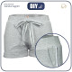 Kid’s shorts - melange light grey 98-104