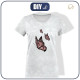 WOMEN’S T-SHIRT - BUTTERFLY pat. 3 (GLITTER BUTTERFLIES) - single jersey