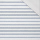 STRIPES 1x1 - acid white/ acid blue - single jersey with elastane 