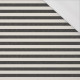 STRIPES 1x1 - acid ecru / acid black - single jersey with elastane 
