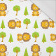 LION IN THE FOREST (ANIMAL GARDEN) - single jersey with elastane 