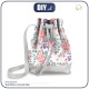 BUCKET BAG - WILD ROSE FLOWERS PAT. 1 (BLOOMING MEADOW)