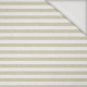 STRIPES 1x1 - acid white/ acid beige - single jersey with elastane 