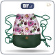 GYM BAG - FLOWERS AND CLOVER (IN THE MEADOW) - small