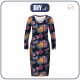 PENCIL DRESS (ALISA) - FLORAL AUTUMN PAT. 4 - sewing set