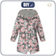 KIDS PARKA (ARIEL) - BUTTERFLIES / pink - softshell