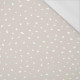 WHITE TRACES / beige (MAGICAL CHRISTMAS FOREST) - single jersey with elastane 