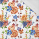 WILD ROSES AND PANSIES (BLOOMING MEADOW) - single jersey with elastane 