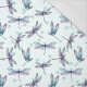 DRAGONFLIES pat. 2 (DRAGONFLIES AND DANDELIONS) - single jersey with elastane 