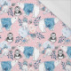 ENCHANTED WINTER MIX / pink (ENCHANTED WINTER) - single jersey with elastane 