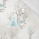 ANIMALS IN TIPI / TREES (MAGICAL CHRISTMAS FOREST) - single jersey with elastane 