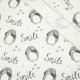 PHOTO PENGUIN SMILE / white - single jersey with elastane TE210