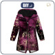 KIDS PARKA (ARIEL) - FLOWERS / golden contour Pat. 1  / WATERCOLOR MARBLE - softshell