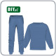 Children's tracksuit (MILAN) - B-26 - RIVERSIDE - sewing set