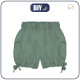 KID`S PUMPY SHORTS - SAGE - sewing set
