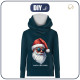 HYDROPHOBIC HOODIE UNISEX - SANTA IS WATCHING - sewing set