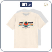 KID’S T-SHIRT (140/146) - CALIFORNIA no. 1 / beige - single jersey