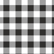 50cm VICHY GRID BLACK / white - Cotton woven fabric